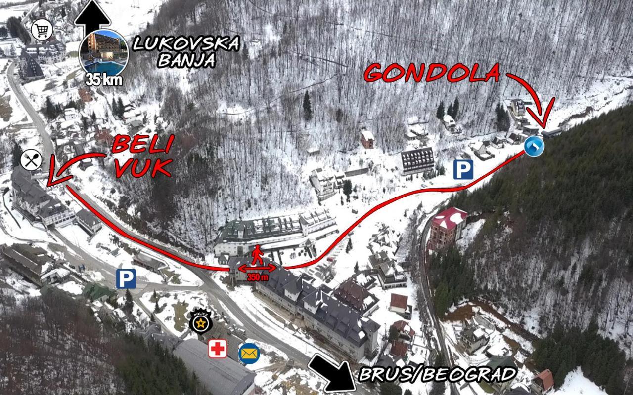 Appartamento Beli Vuk - Brzece, Kopaonik Esterno foto